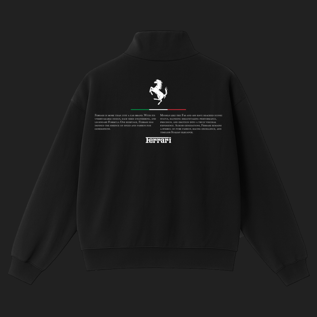 FERRARI QUARTER ZIP