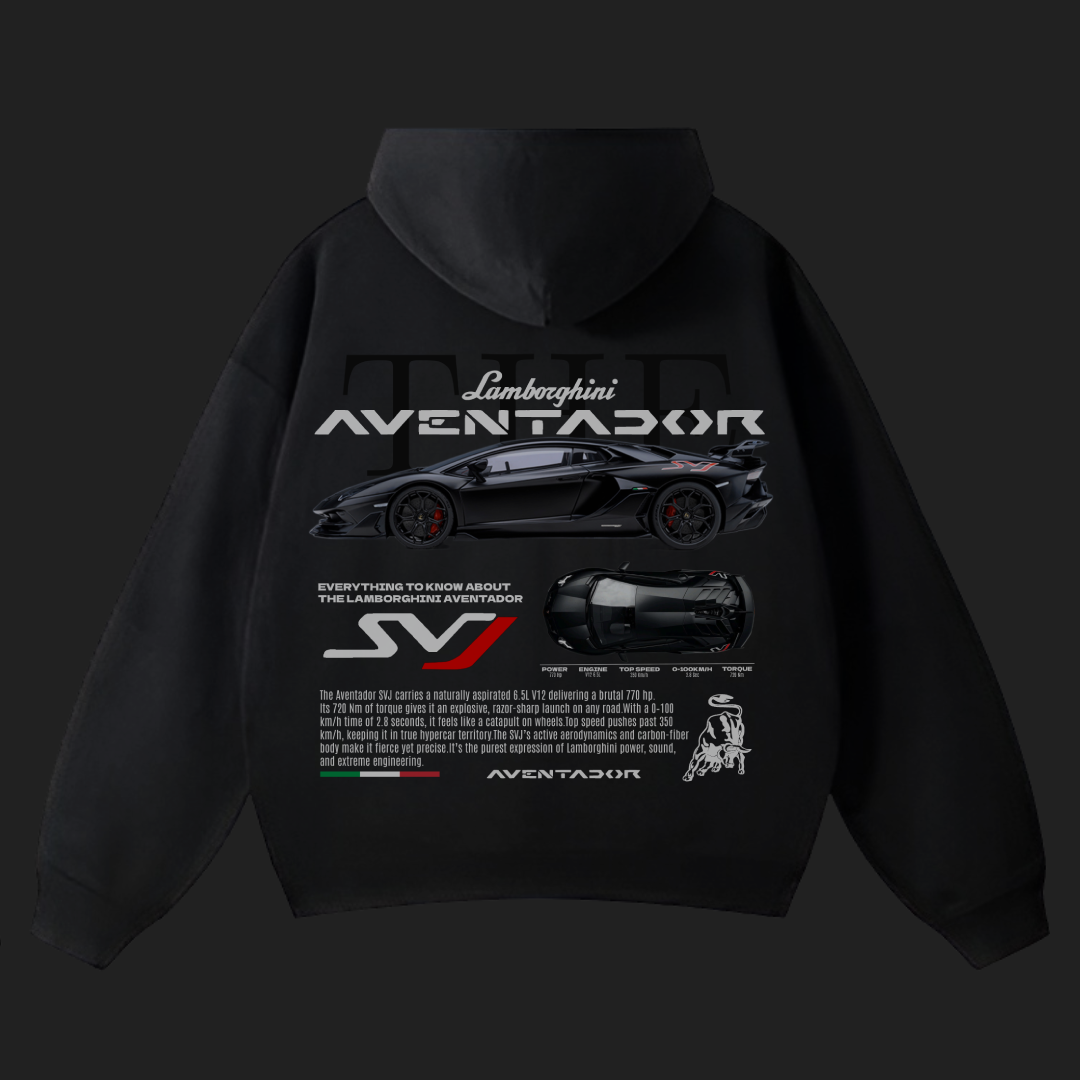 LAMBORGINI AVENTADOR SVJ HOODIE