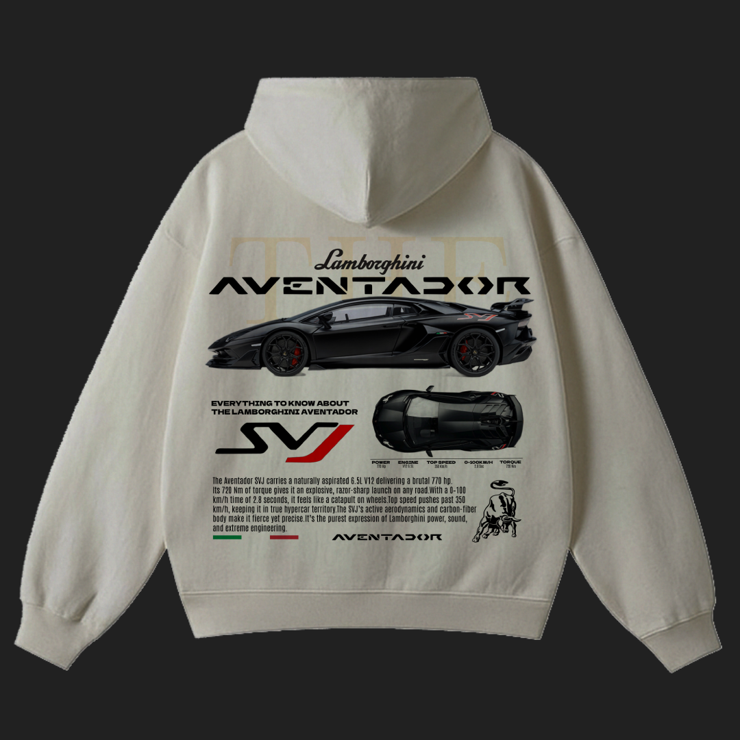 LAMBORGINI AVENTADOR SVJ HOODIE