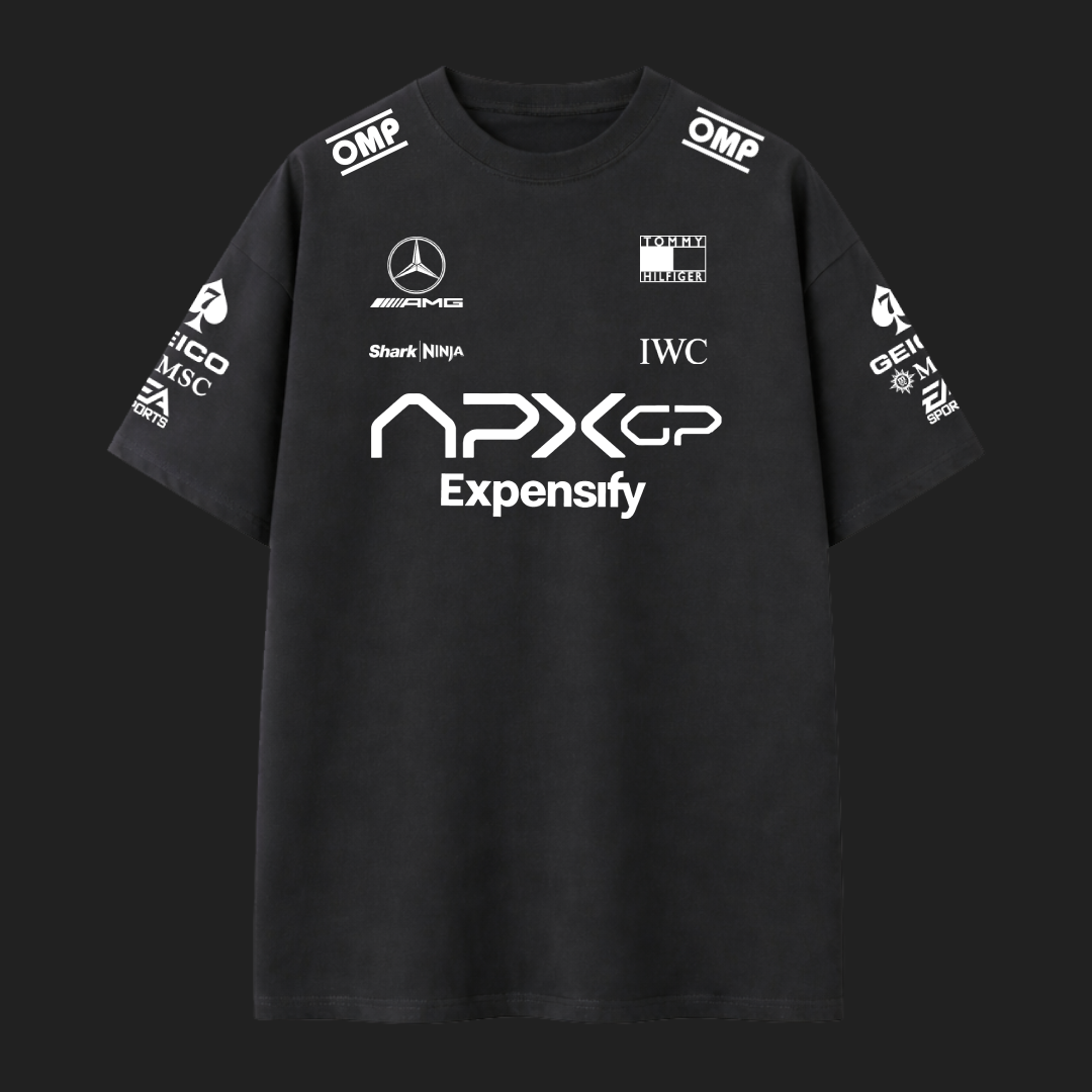 BLACK F1 MERCEDES T-SHIRT