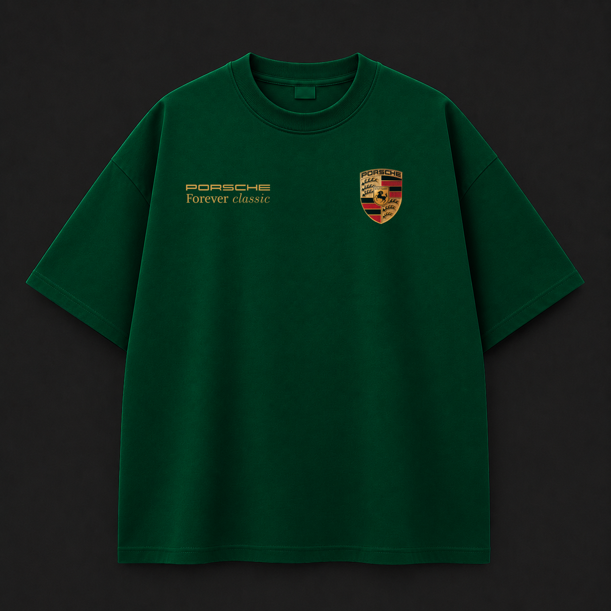 GREEN PORSCHE T-SHIRT