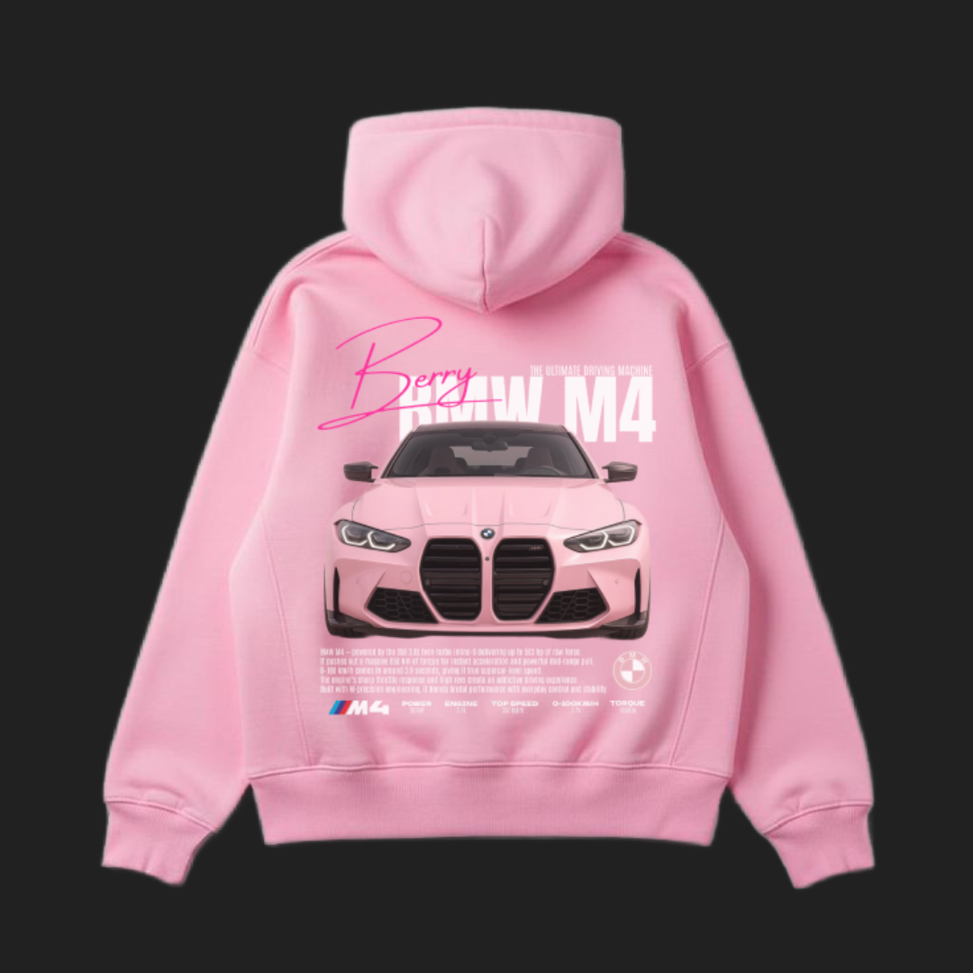 PINK BMW M4 HOODIE
