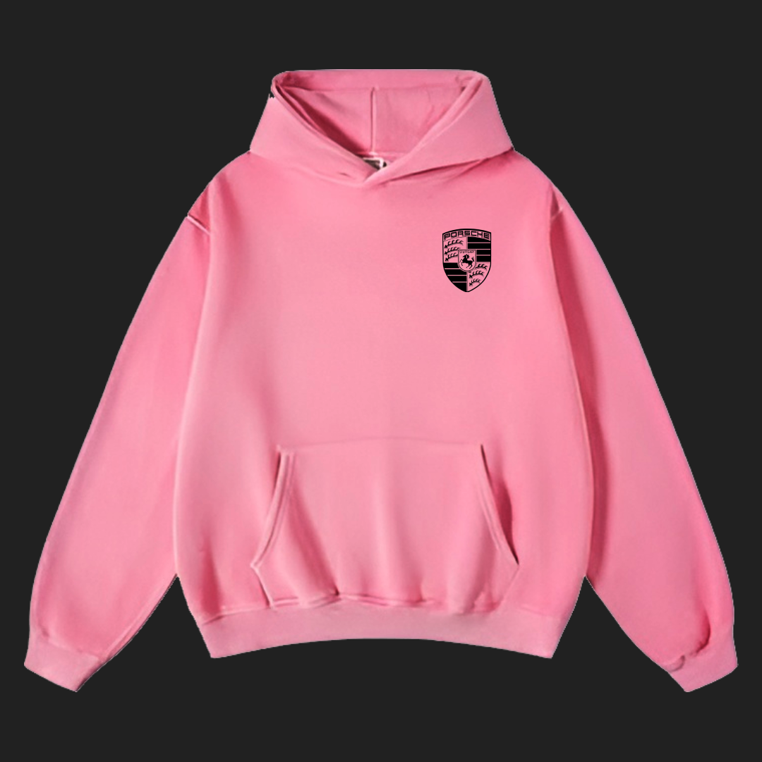 PINK PORSCHE HOODIE